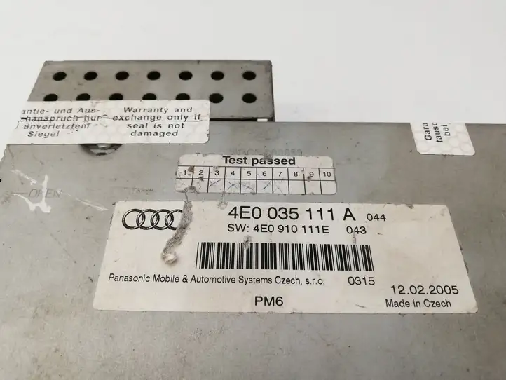Audi A6 S6 C6 4F (2004 - 2008) 4E0035111A CD/DVD чейнджер — фото 4