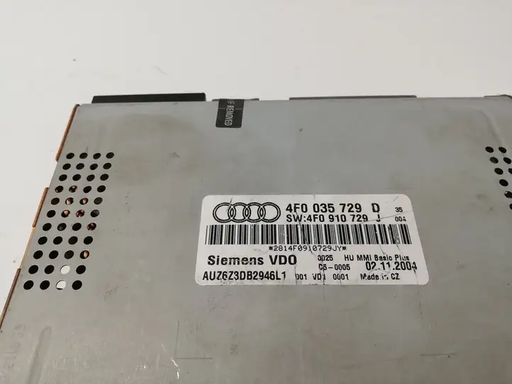 Audi A6 S6 C6 4F (2004 - 2008) 4F0035729D CD/DVD чейнджер — фото 3