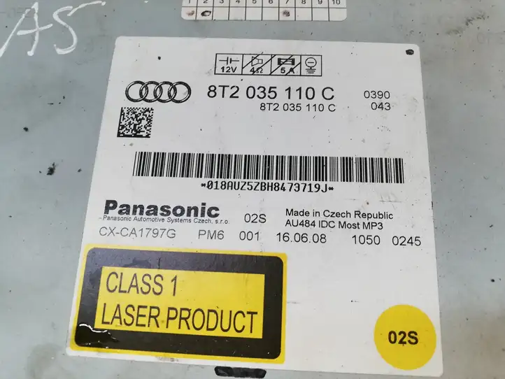 Audi A5 8T 8F (2007 - 2011) 8T2035110C CD/DVD чейнджер — фото 3