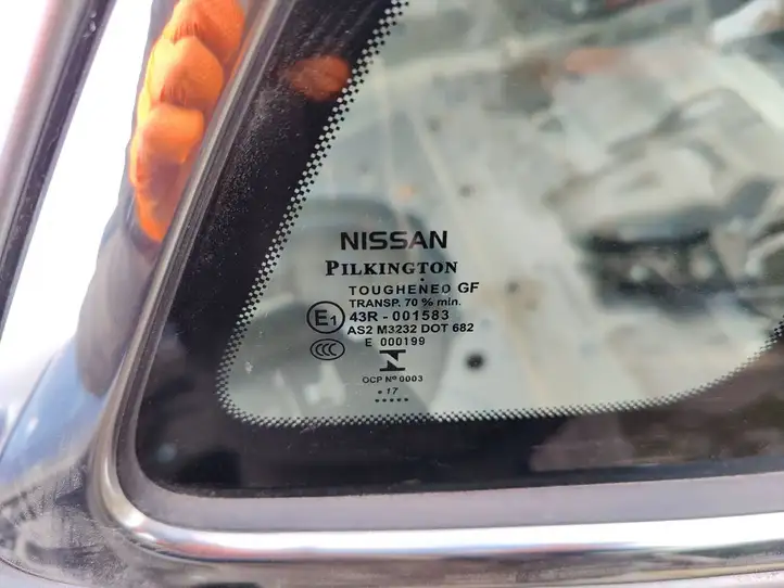 Nissan Qashqai (2013 - 2017) 43R001583 Заднее боковое стекло — фото 3