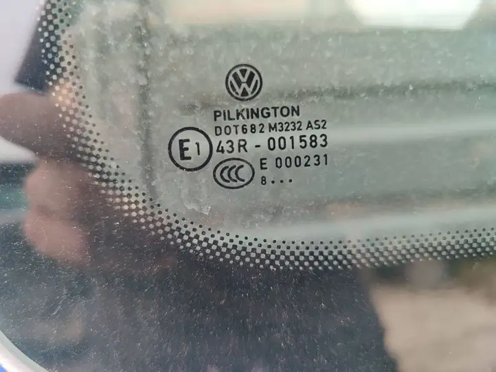 Volkswagen Caddy (2004 - 2010) 43R001583 Заднее боковое стекло — фото 3