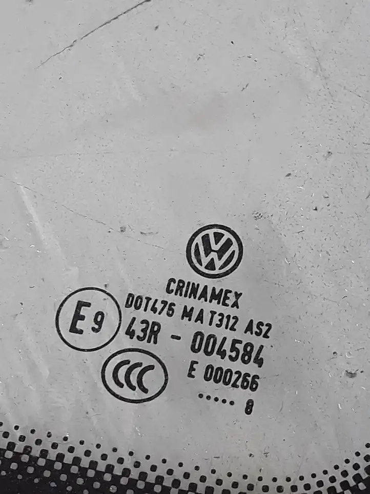Volkswagen Golf V (2003 - 2009) AS2 Заднее боковое стекло — фото 2