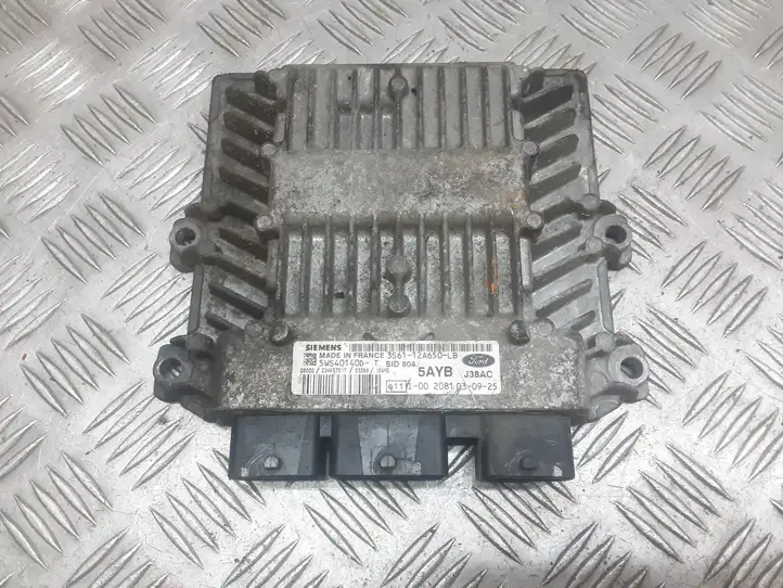 Ford Fiesta (2006 - 2008) 3S6112A650LB Блок управления двигателем (ЭБУ) — фото 1
