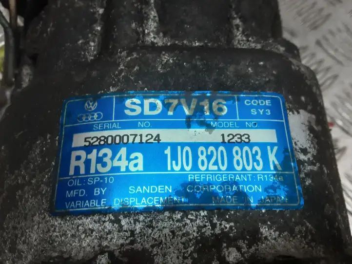 Skoda Octavia Mk1 (1U) (1996 - 2004) 1J0820803K Компрессор (насос) кондиционера воздуха — фото 5