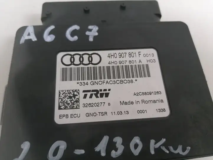 Audi A6 C7 (2011 - 2014) 4H0907801F Блок управления стояночным тормозом — фото 2