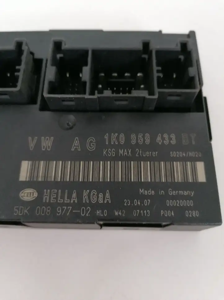 Volkswagen PASSAT B6 (2005 - 2010) 1K0959433BT Модуль комфорта — фото 2