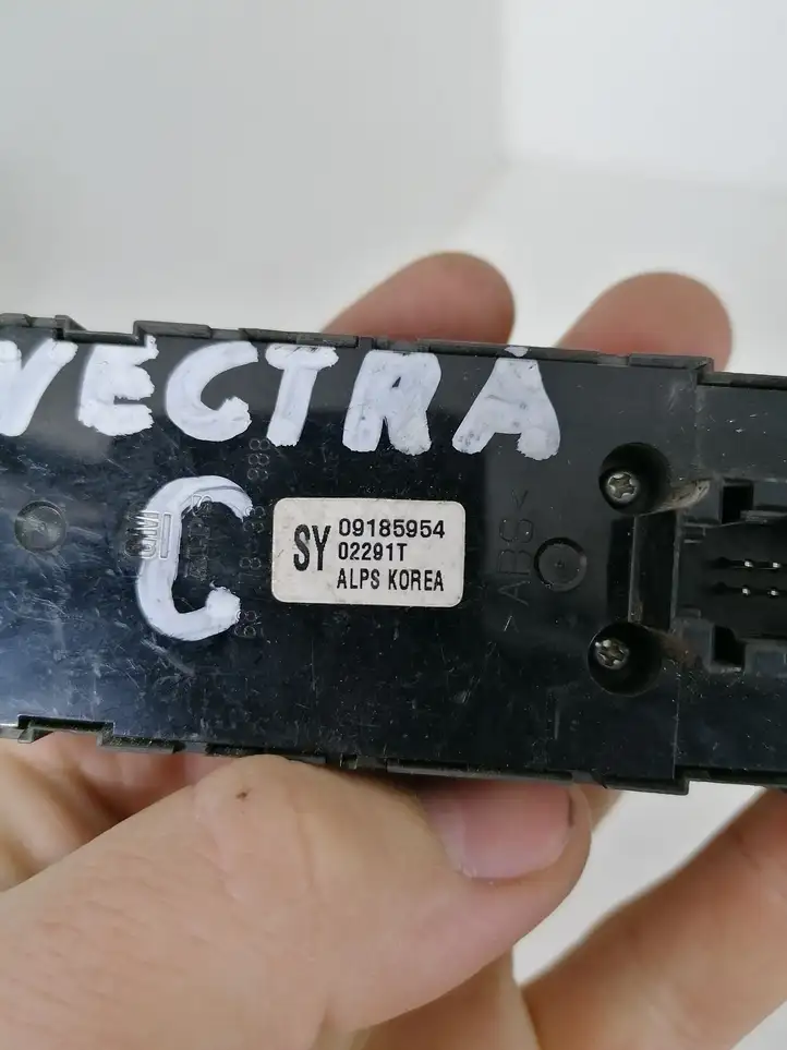 Opel Vectra C (2005 - 2009) 09185954 Блок кнопок стеклоподъемников — фото 2
