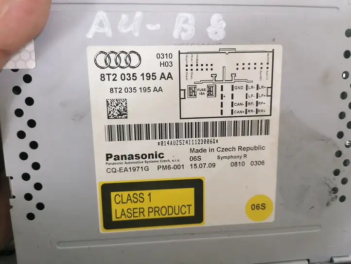 Audi A4 S4 B8 8K (2007 - 2011) 8T2035195AA Магнитола / мультимедийная система — фото 5