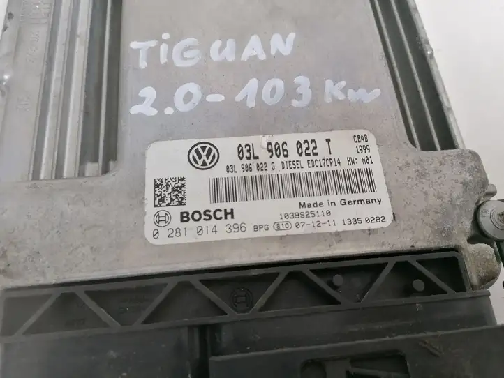 Volkswagen Tiguan (2007 - 2011) 03L906022T Блок управления двигателем (ЭБУ) — фото 2