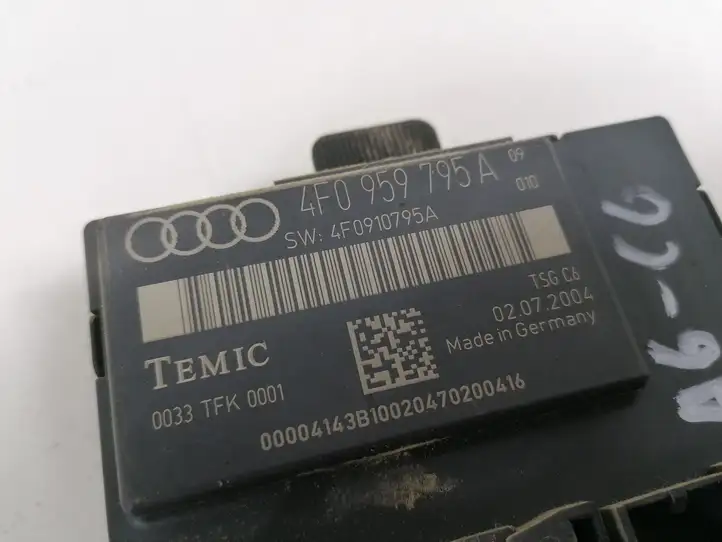 Audi A6 S6 C6 4F (2004 - 2008) 4F0959795A Блок управления дверью — фото 2