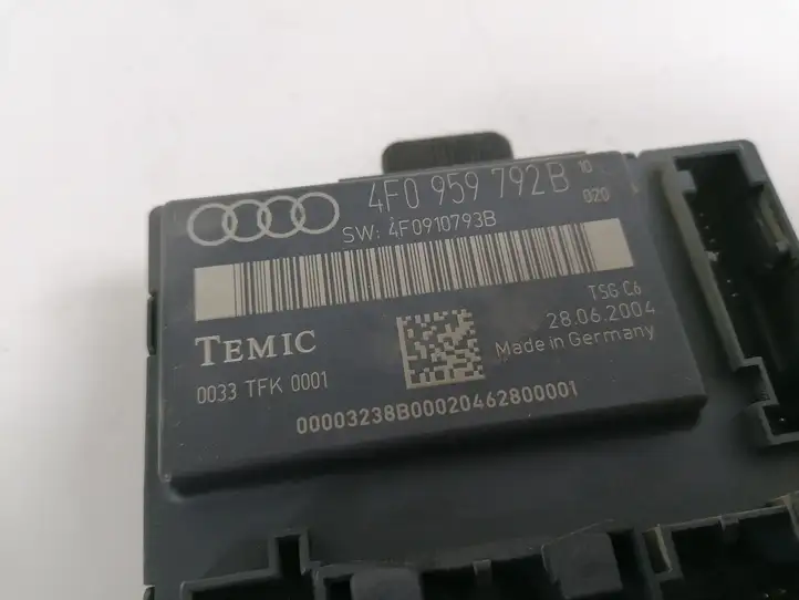 Audi A6 S6 C6 4F (2004 - 2008) 4F0959792B Блок управления дверью — фото 2