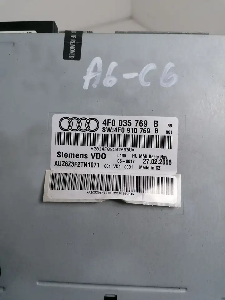 Audi A6 S6 C6 4F (2004 - 2008) 4F0035769B Навигационный привод CD/DVD — фото 2