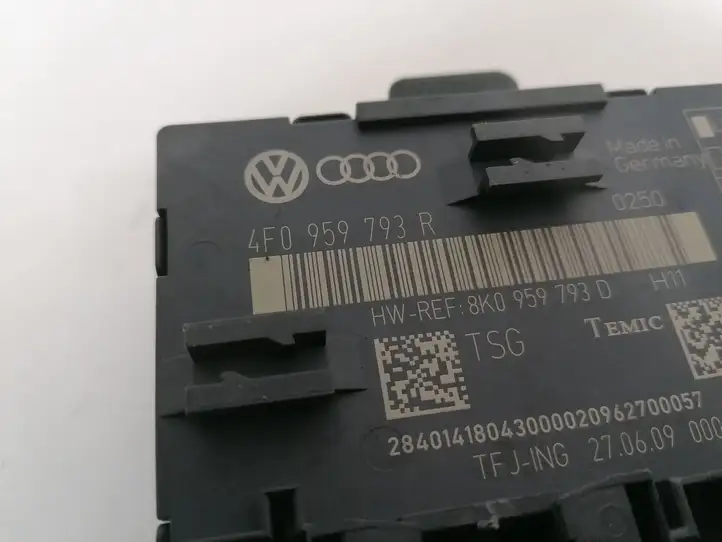Audi A6 S6 C6 4F (2008 - 2011) 4F0959793R Блок управления дверью — фото 3