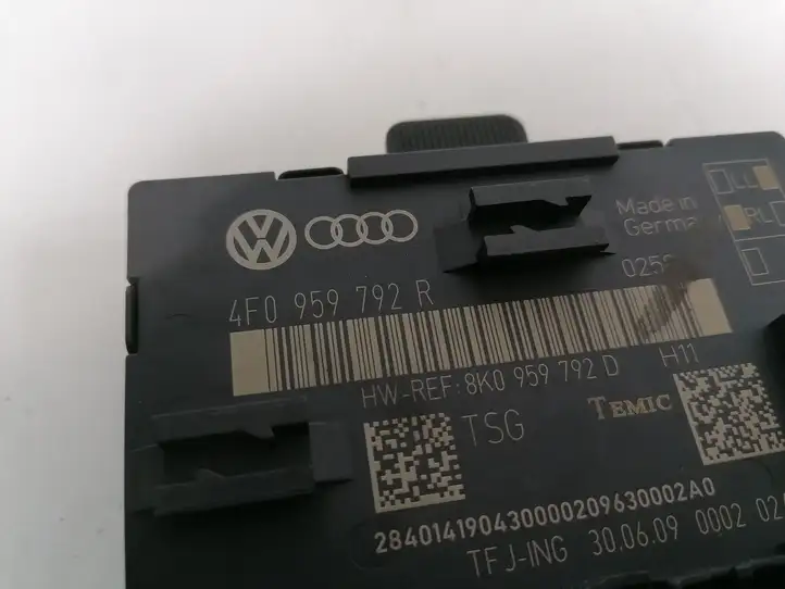 Audi A6 S6 C6 4F (2008 - 2011) 4F0959792R Блок управления дверью — фото 3