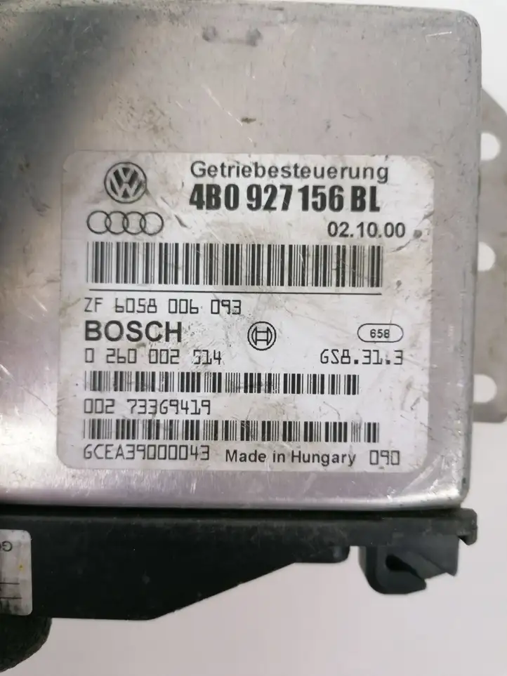 Audi A6 S6 C5 4B (2001 - 2004) 4B0927156BL Блок управления АКПП — фото 2