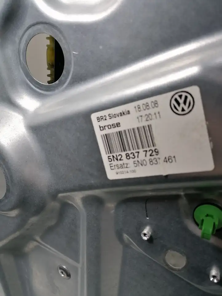 Volkswagen Tiguan (2007 - 2011) 5N2837729 Электростеклоподъемник передний (комплект) — фото 4