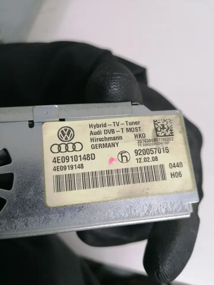Audi Q7 4L (2005 - 2009) 4E0910148D Модуль управления видео — фото 3