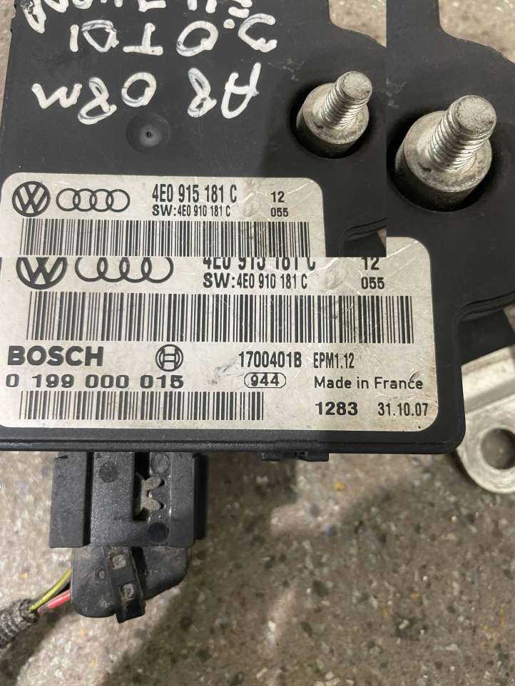 Audi A8 (2005 - 2007)  4E0915181C Модуль управления аккумулятором