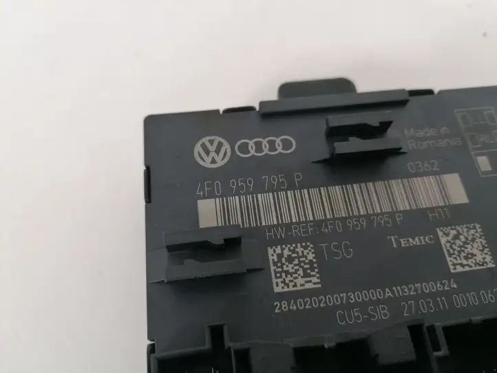 Audi A6 S6 C6 4F (2008 - 2011) 4F0959795P Блок управления дверью — фото 2