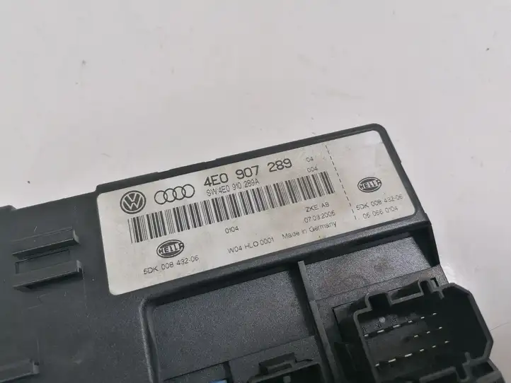 Audi A8 S8 D3 4E (2005 - 2007) 4E0907289 Модуль комфорта — фото 3