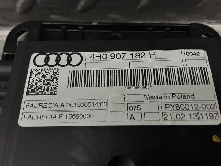 Audi A8 S8 D4 4H (2010 - 2014) 4H0881879L Блок управления сиденьем — фото 5