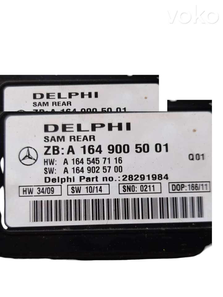 Mercedes-Benz ML W164 (2005 - 2011)  A1649005001 Блок управления SAM