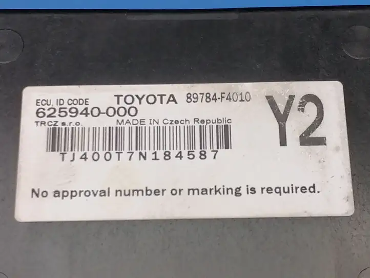 Toyota C-HR I (2016 - 2022) 625940000 Блок иммобилайзера — фото 2