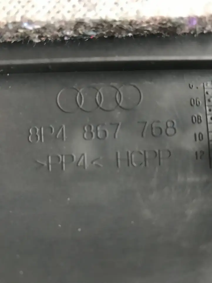 Audi A3/S3 8P (2008 - 2013) 8P4867768 Нижняя боковая отделка заднего сиденья — фото 2