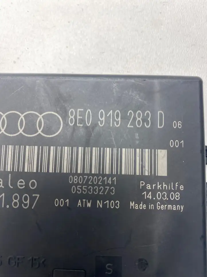 Audi A4 S4 B7 8E 8H (2004 - 2009) 8E0919283D Блок управления парктрониками — фото 2