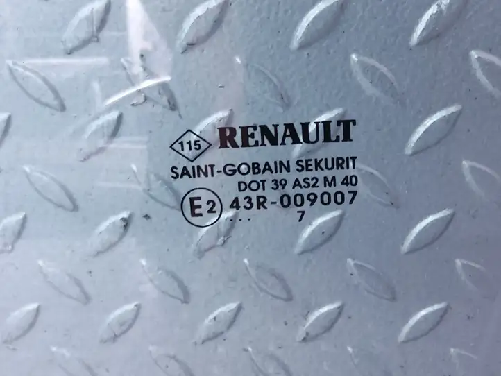 Renault Clio III (2005 - 2012) QA1024757 Стекло передней двери — фото 2