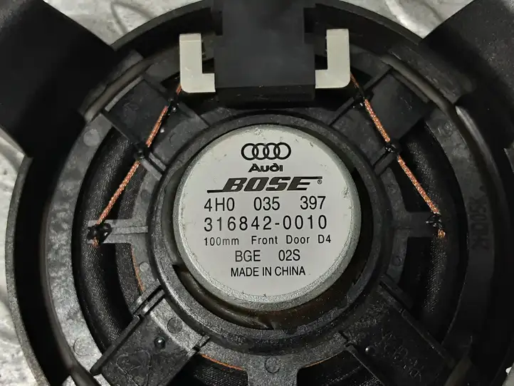 Audi A8 S8 D4 4H (2010 - 2014) 4H0035397 Динамики передних дверей — фото 3