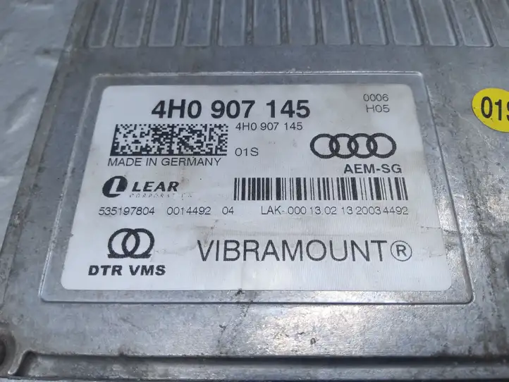 Audi A8 S8 D4 4H (2010 - 2014) 4H0907145 Блок управления подвеской — фото 7