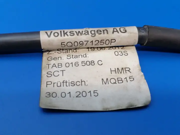Audi A3/S3 8V (2012 - 2016) 5Q0971250P Минусовой провод аккумулятора — фото 6