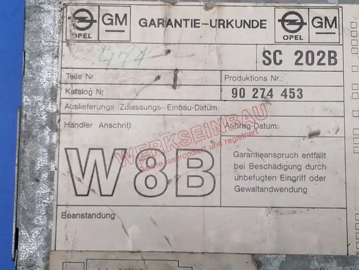 Opel Astra G (1998 - 2004) 90274453 Магнитола / мультимедийная система — фото 2