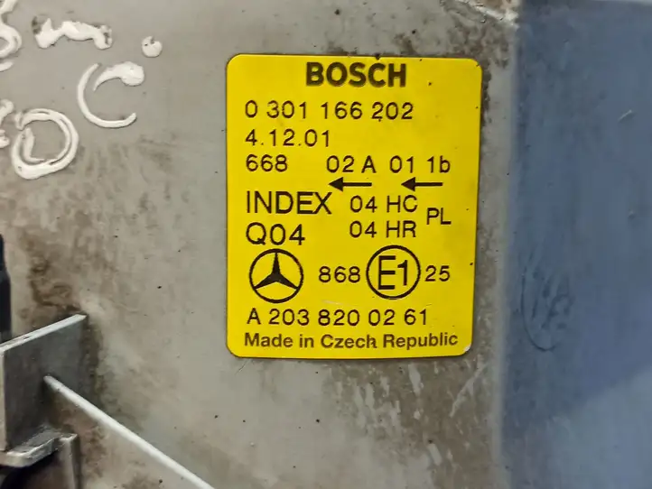 Mercedes-Benz C W203 (2000 - 2007) 0301166202 Передняя фара — фото 4