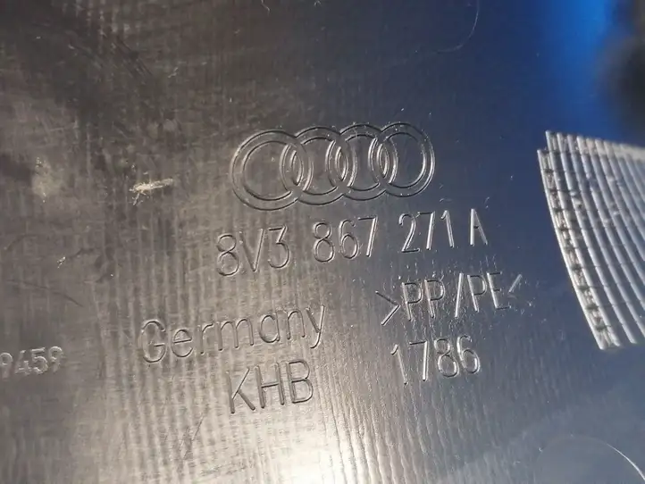 Audi A3/S3 8V (2012 - 2016) 8V3867271A Боковая отделка ногового пространства — фото 9