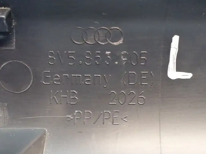 Audi A3/S3 8V (2012 - 2016) 8V5853905 Нижняя обшивка стойки B — фото 3