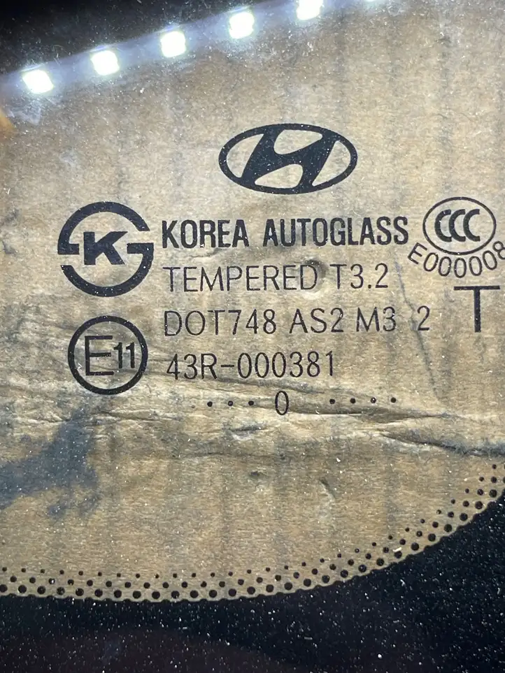 Hyundai i30 (2007 - 2012) Заднее боковое стекло — фото 2