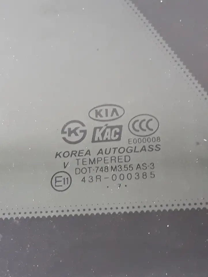 Kia Sorento (2006 - 2009) AS3 Заднее боковое стекло — фото 2