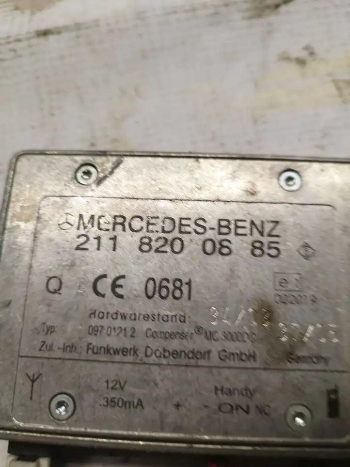 Mercedes-Benz E W211 (2002 - 2009) 2118200885 Антенна Bluetooth — фото 2