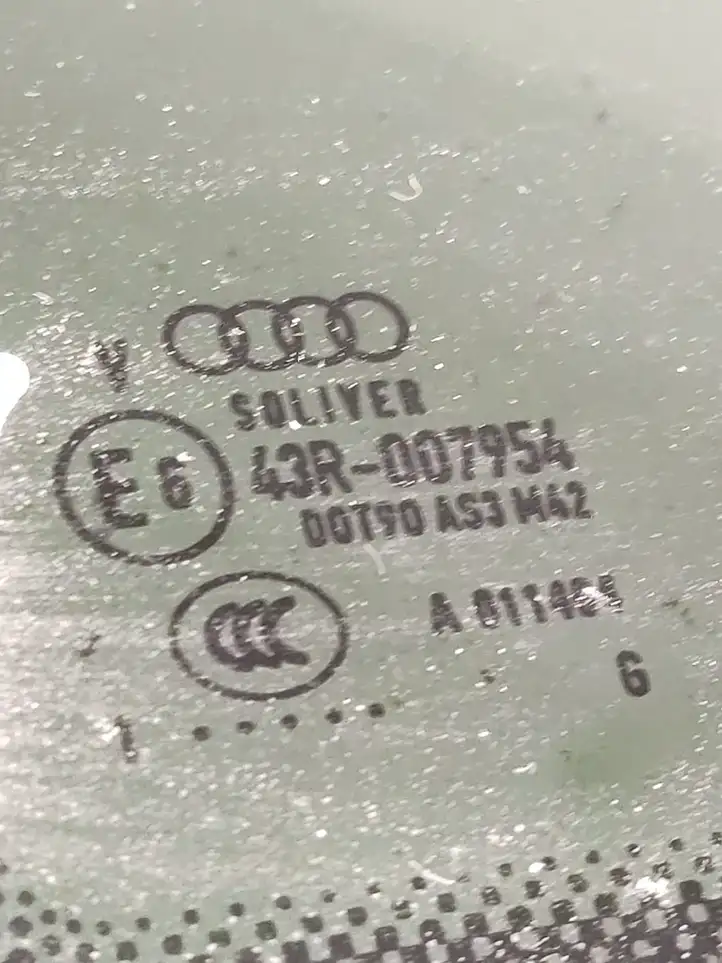 Audi A6 C7 (2011 - 2014) AS3 Заднее боковое стекло — фото 2
