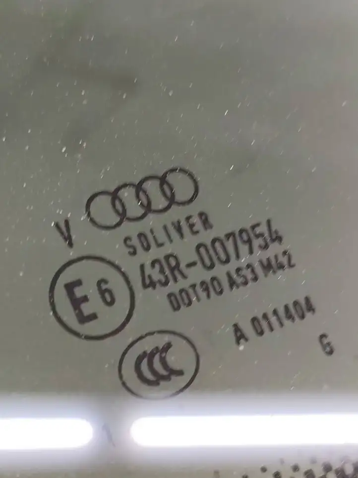 Audi A6 C7 (2011 - 2014) AS3 Заднее боковое стекло — фото 2