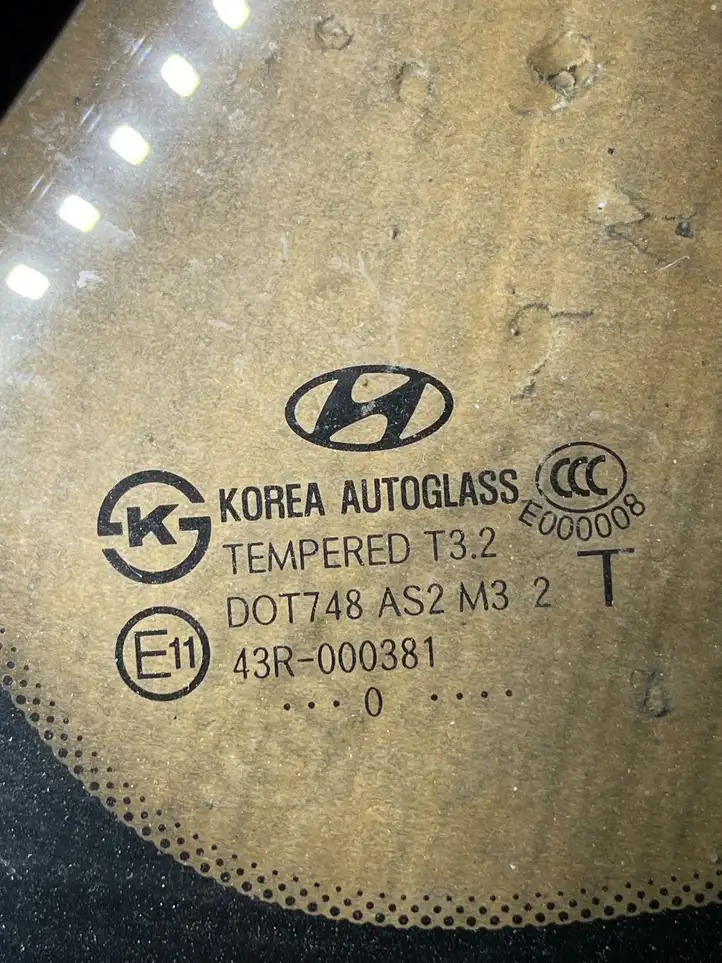 Hyundai i30 (2007 - 2012) Заднее боковое стекло — фото 2