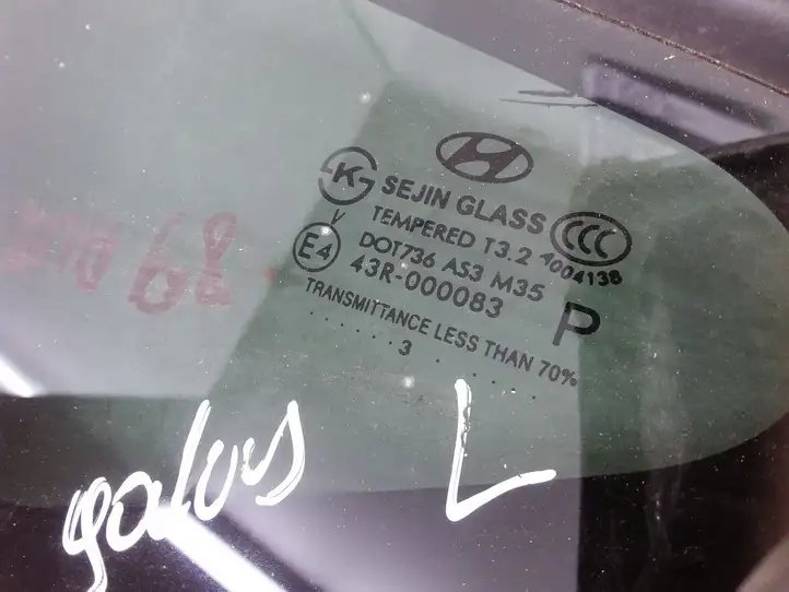 Hyundai ix35 (2009 - 2013) 878102S000 Заднее боковое стекло — фото 3