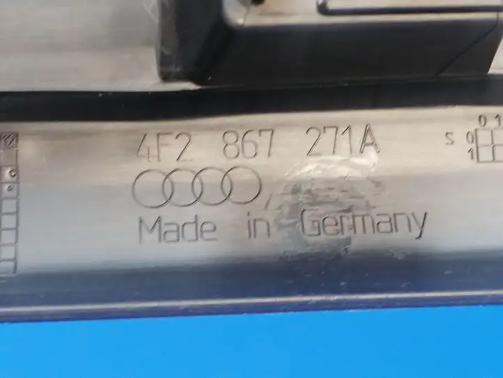 Audi A6 S6 C6 4F (2004 - 2008) 4F2867271A Внутренняя отделка переднего порога — фото 4
