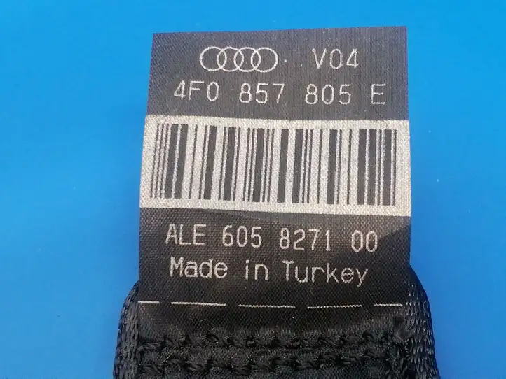 Audi A6 S6 C6 4F (2004 - 2008) 4F0857805E Задний ремень безопасности — фото 10