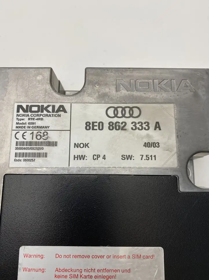 Audi A6 S6 C5 4B (2001 - 2004) 8E0862333A Блок GSM — фото 3