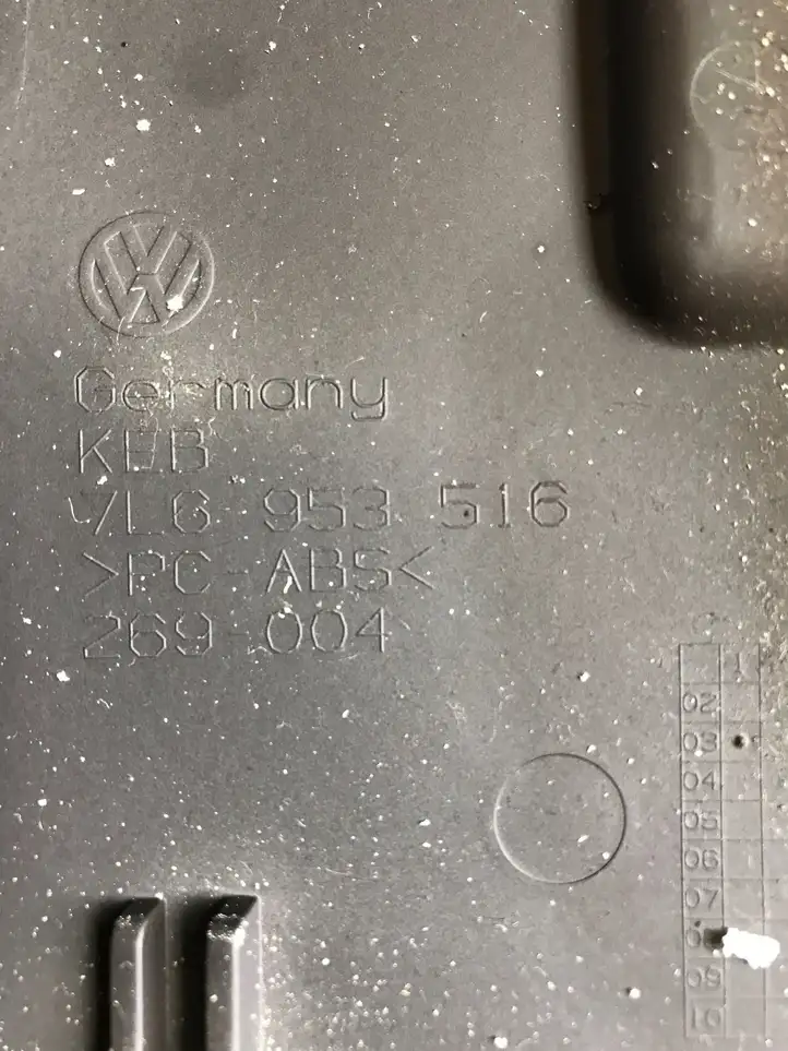 Volkswagen Touareg I (2002 - 2010) 7L6953515 Обшивка рулевой колонки — фото 3