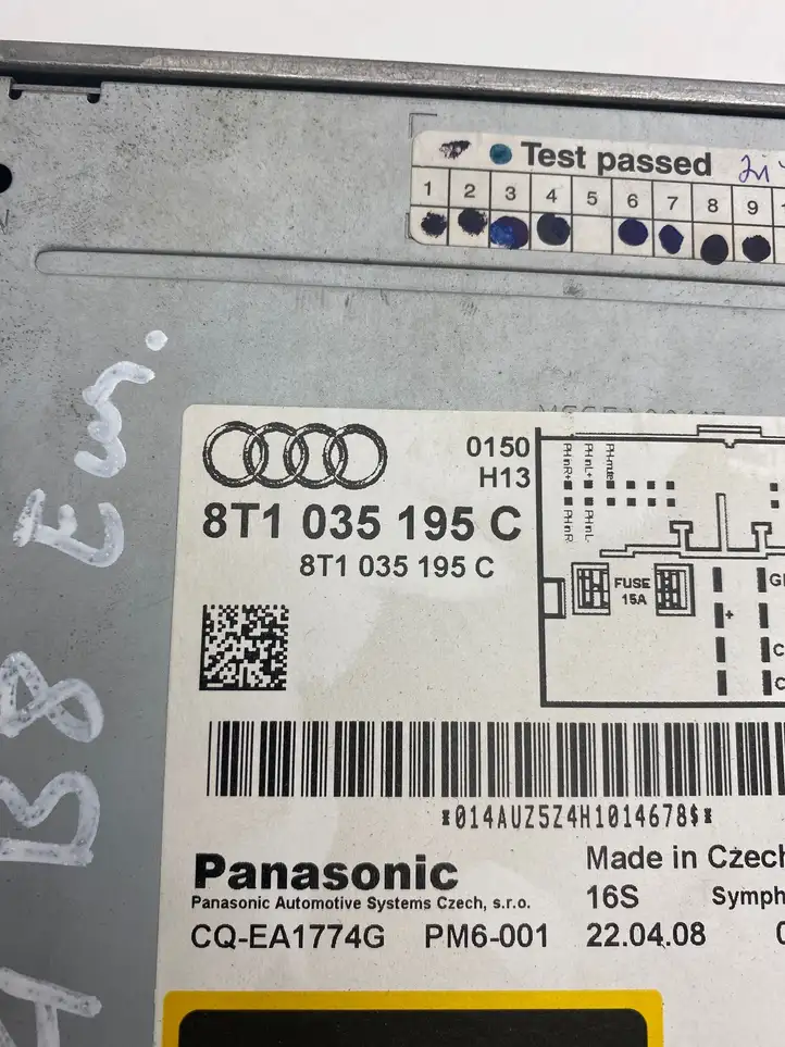 Audi A4 S4 B8 8K (2007 - 2011) 8T1035195C Магнитола / мультимедийная система — фото 5