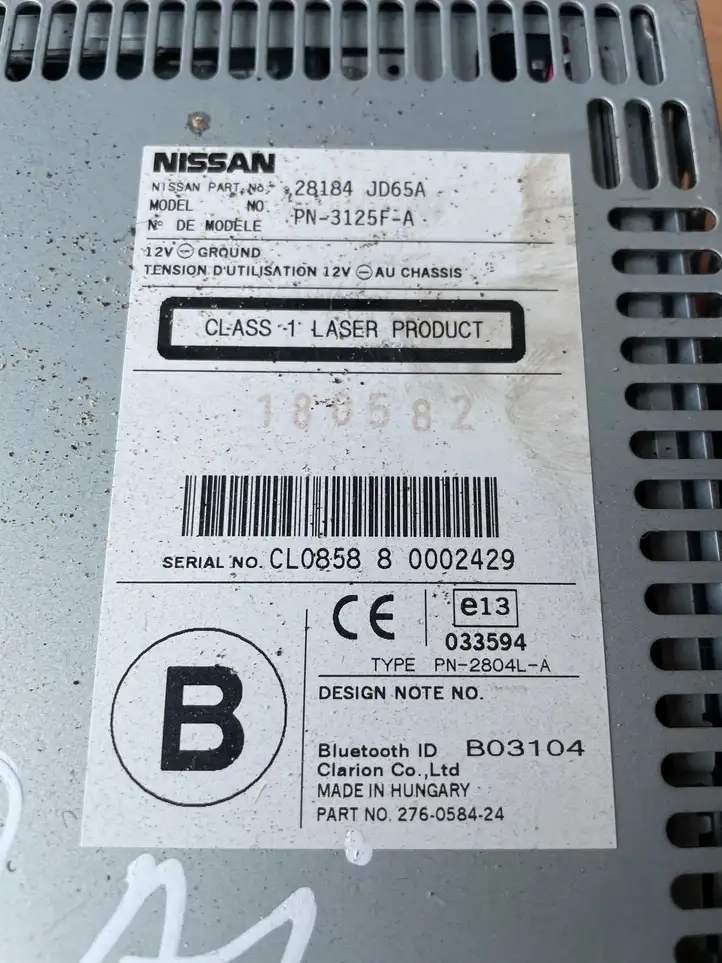 Nissan Qashqai (2010 - 2013) PN3125FA Магнитола / мультимедийная система — фото 2